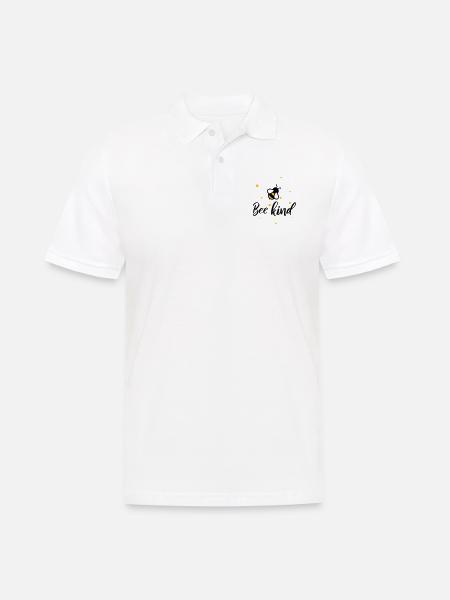 Bee kind sparkle - Men's Polo Shirt - white