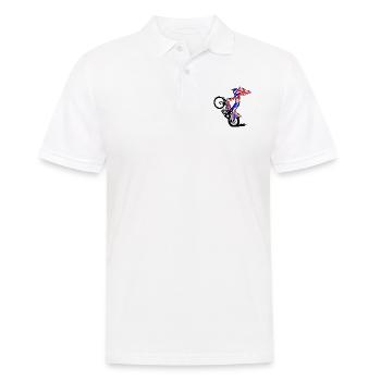 Speedway Driver - United Kingdom - Männer Poloshirt - Weiß - Vorne - Kai (181cm)