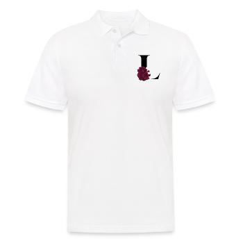 lettre L fleuris - Polo Homme - blanc - Devant - Kai (181cm)