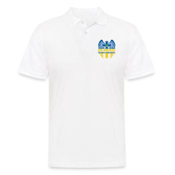 UKRAINE Never Surrenders The cross Ukrainian Flag - Polo Homme - blanc - Devant - Kai (181cm)
