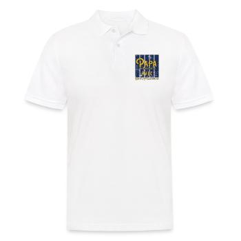 Bonne fête papa - Polo Homme - blanc - Devant - Kai (181cm)