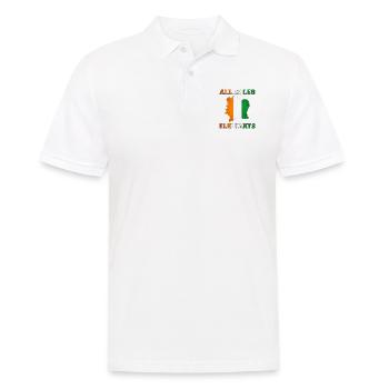 Allez Les Éléphant Maillot de Pied Côte d'Ivoire - Polo Homme - blanc - Devant - Kai (181cm)