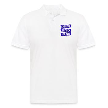 receiving support present idea - Men's Polo Shirt - white - Front - Kai (181cm)