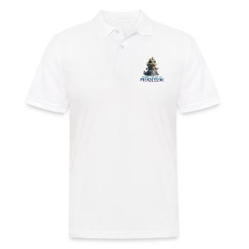 Kroko Prinzessin 03 - Männer Poloshirt - Weiß - Vorne - Kai (181cm)
