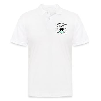 Ours polaire Wilderness Antarctique - Polo Homme - blanc - Devant - Kai (181cm)