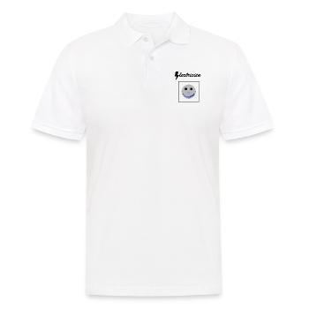 Electricien prise - Polo Homme - blanc - Devant - Kai (181cm)