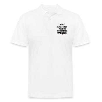 Désolé ce mec est déjà pris par une infirmière - Polo Homme - blanc - Devant - Kai (181cm)