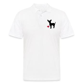 Chihuahua - Men's Polo Shirt - white - Front - Kai (181cm)
