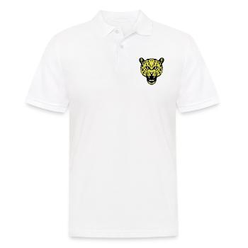 head leopards wild animals - Men's Polo Shirt - white - Front - Kai (181cm)
