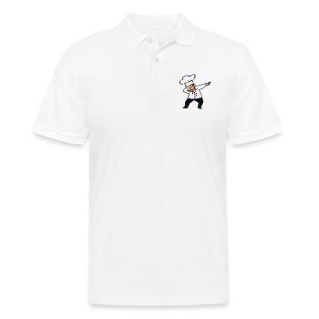Idée de cadeau mignonne de tamponner mignon - Polo Homme - blanc - Devant - Kai (181cm)