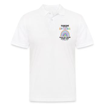 Dyslexia Teacher for Legathenia Therapists - Men's Polo Shirt - white - Front - Kai (181cm)