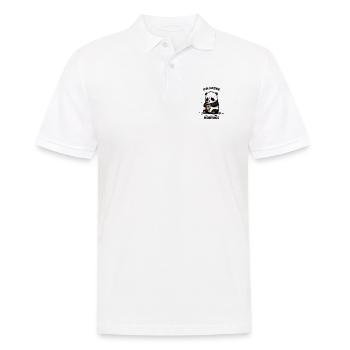 Ich Hasse Montage Panda Bär - Männer Poloshirt - Weiß - Vorne - Kai (181cm)