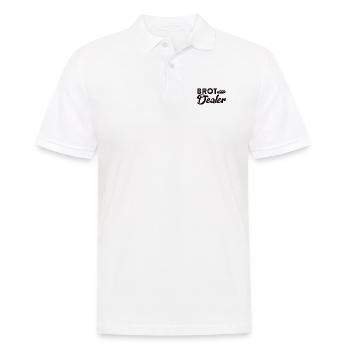 Brot Dealer - Design für Bäcker & Backfans - Männer Poloshirt - Weiß - Vorne - Kai (181cm)