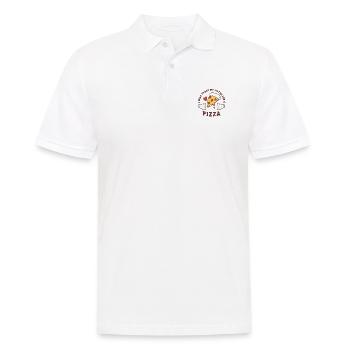 Handel Mit Pizza - Männer Poloshirt - Weiß - Vorne - Kai (181cm)