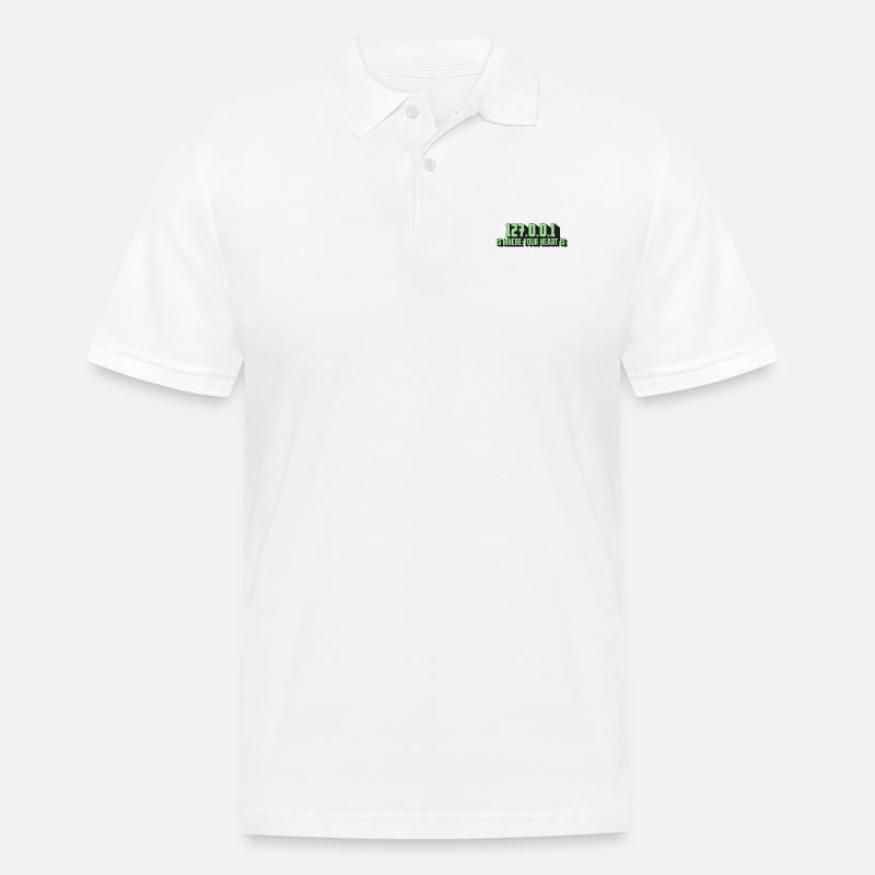 127.0.0.1 - Der Herzschlag Eines Programmierers - Männer Poloshirt - Weiß