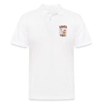 Père Noël Fuel Festive Funny Christmas Milk et - Polo Homme - blanc - Devant - Kai (181cm)
