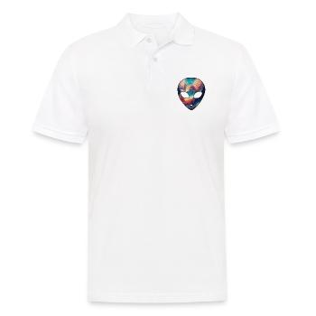 Galaxie de la nébuleuse de la tête extraterrestre cosmique Espace extra-atmosphérique - Polo Homme - blanc - Devant - Kai (181cm)