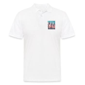 Venice Beach Californie Vacances Ocean Palm Tree - Polo Homme - blanc - Devant - Kai (181cm)