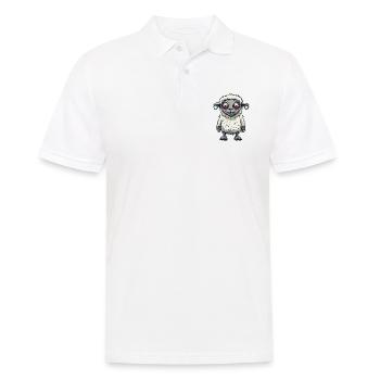 Mouton Halloween Bande dessinée Drôle - Polo Homme - blanc - Devant - Kai (181cm)