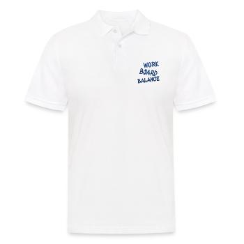 snowboarding boarden - Männer Poloshirt - Weiß - Vorne - Kai (181cm)