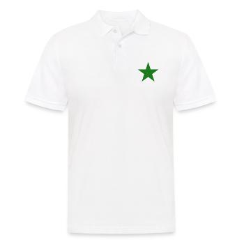 étoile verte étoile verte étoile - Polo Homme - blanc - Devant - Kai (181cm)