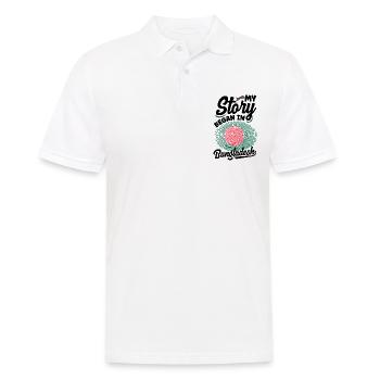 Bangladesh Bangladesh Citation du drapeau bangladais - Polo Homme - blanc - Devant - Kai (181cm)