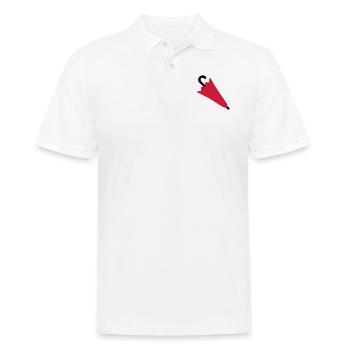 umbrella - Men's Polo Shirt - white - Front - Kai (181cm)