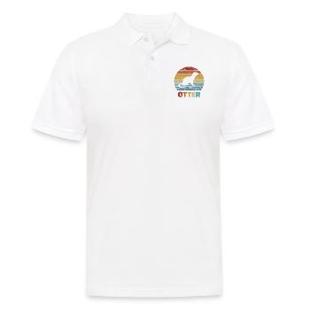 Otter - Männer Poloshirt - Weiß - Vorne - Kai (181cm)