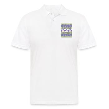 Pâques | Pull moche | Pull moche - Polo Homme - blanc - Devant - Kai (181cm)