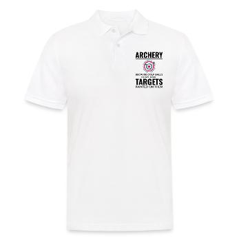 Tir à l’arc Cibles Archer Bullseye Tir Sport - Polo Homme - blanc - Devant - Kai (181cm)