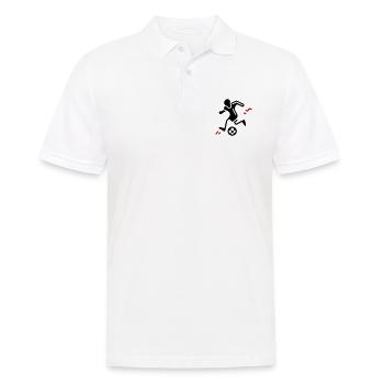Soccer Player Soccer Player - Men's Polo Shirt - white - Front - Kai (181cm)