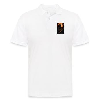 Maison d’horreur sombre et lumineuse dans une nature étrange - Polo Homme - blanc - Devant - Kai (181cm)