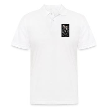Elderly love in a grim time - Men's Polo Shirt - white - Front - Kai (181cm)