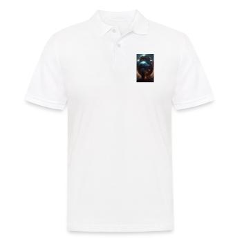 Mysterious wizard of shapes & spheres - Men's Polo Shirt - white - Front - Kai (181cm)