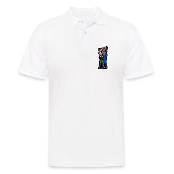 Delmenhorst ist schöner ohne Hass und Hetze 2 - Männer Poloshirt - Weiß - Vorne - Kai (181cm)