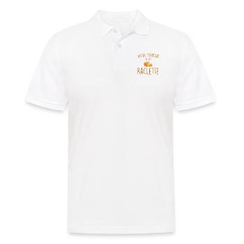 Leben von Liebe und Raclette - Männer Poloshirt - Weiß - Vorne - Kai (181cm)