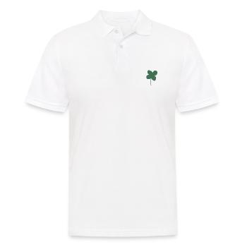 Lucky clover - Men's Polo Shirt - white - Front - Kai (181cm)