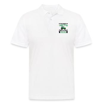Forcé D'aller À L'école Cadeau Tracteur - Polo Homme - blanc - Devant - Kai (181cm)