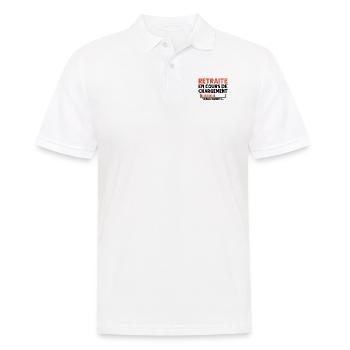 Retraite En Cours De Chargement Veuillez Patientez - Polo Homme - blanc - Devant - Kai (181cm)