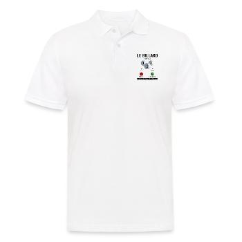 Le Billard M'appelle - Polo Homme - blanc - Devant - Kai (181cm)