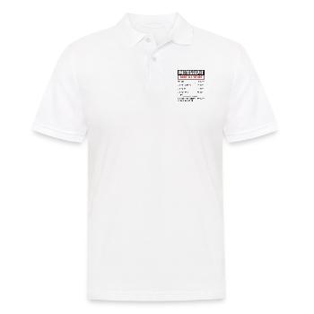 Tarif Horaire D'un Photographe - Polo Homme - blanc - Devant - Kai (181cm)