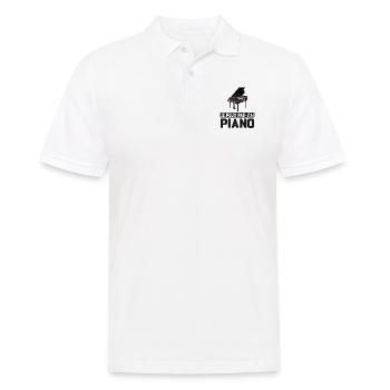 Je Peux Pas J'ai Piano Idée Cadeau Anniversaire - Polo Homme - blanc - Devant - Kai (181cm)