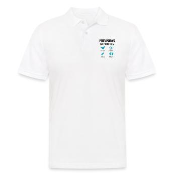 Prévisions Pour 2022 Maman Enceinte Idée Cadeau - Polo Homme - blanc - Devant - Kai (181cm)