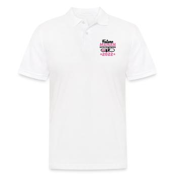 Future Maman 2022 Enceinte Idée Cadeau Amour Coeur - Polo Homme - blanc - Devant - Kai (181cm)
