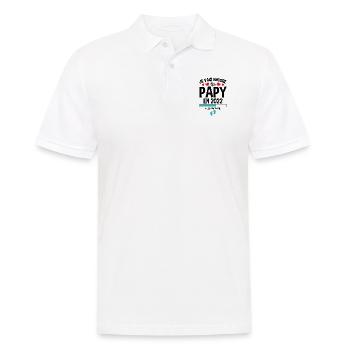 Je Vais Encore Être Papy En 2022 Cadeau Enceinte - Polo Homme - blanc - Devant - Kai (181cm)