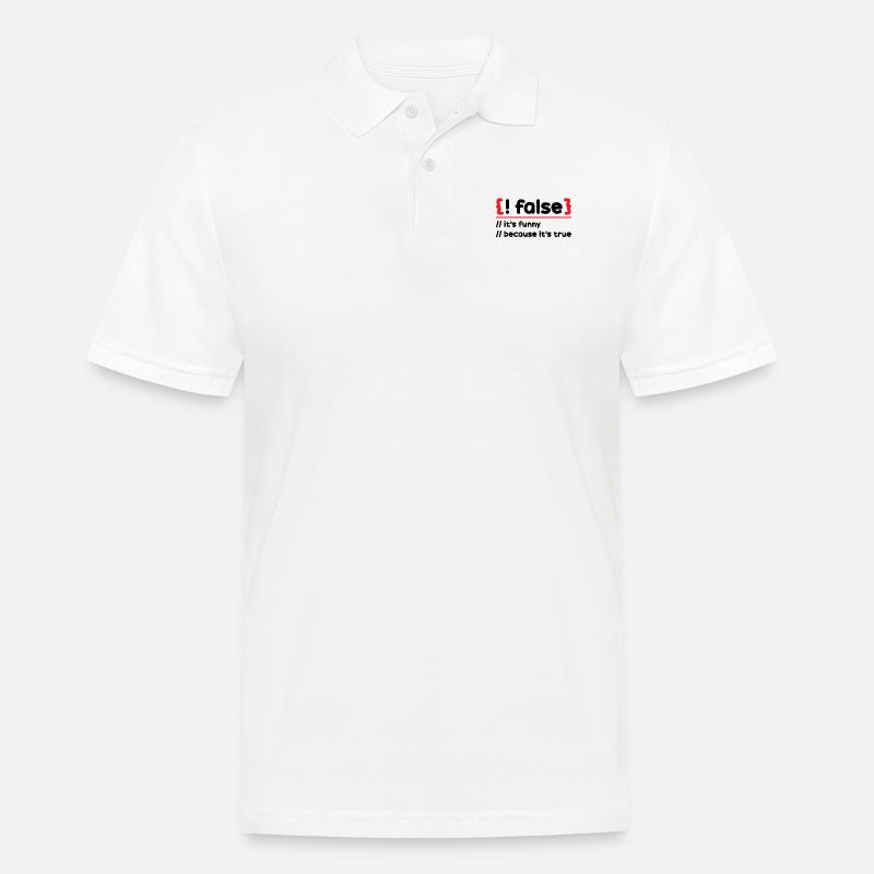 Programmer Programming Software Coding Encoder - Men's Polo Shirt - white