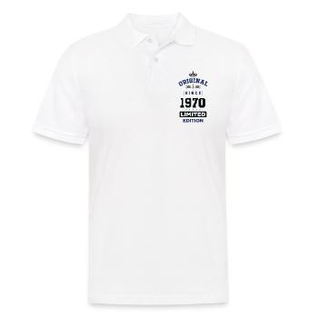 1970 limited edition birthday - Men's Polo Shirt - white - Front - Kai (181cm)