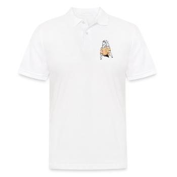 Belle fille - Polo Homme - blanc - Devant - Kai (181cm)