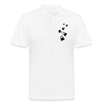Astronaut icon icon - Men's Polo Shirt - white - Front - Kai (181cm)