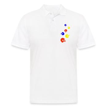 Icône Casque de football - Polo Homme - blanc - Devant - Kai (181cm)